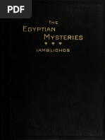 Theurgia Egyptian Mysteries Transl Alexander Wilder 1915