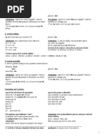 Tableaux de Grammaire