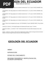 Geología Del Ecuador - 1