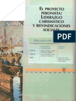 Unidad 7 - El Proyecto Peronista. Liderazgo Carismático y Reivindicaciones Sociales PDF