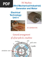 (Iiird Mechanical/Industrial) Generator and Motor Electrical Technology Unit 4