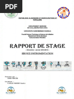 RAPPORT de Stage