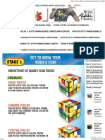 Solve Rubik's Cube 3x3 - Stage 1