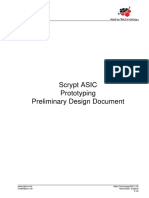 Scrypt ASIC Prototyping Design Document