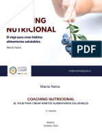 Ebook Coaching Nutricional - El Viaje para Crear Habitos Alimentarios Saludables