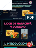 Licor de Maracuya y Durazno