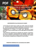 Taller Formación de Facilitadores de Escuela de Campo para Agricultores