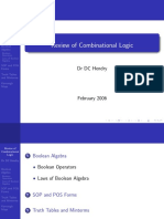 Review of Combinational Logic: DR DC Hendry