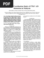 Insulation Coordination Study of 275kV AIS Substation in Malaysia PDF