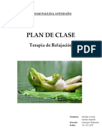 Plan de Clase Terapia de Relajacion Sra Lidia Matus