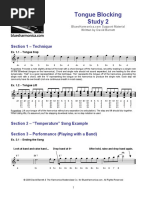 Tongue Blocking Study 2 - Exercises