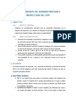 Procedimiento de Entrega de Epp