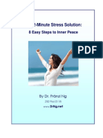 The 2-Minute Stress Solution:: 8 Easy Steps To Inner Peace