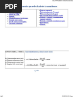 Formulas para El Calculo de Transmision