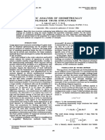 Dynamic Analysis of Geometrically Nonlinear Truss Structures S