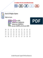 Data Set 28: Weights of Domino Sugar Packets