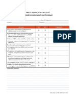 027 Hazard Communication Checklist