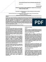 Formulation and in Vitro Evaluation of Mucoadhesive Tablets of Ofloxacin Using Natural Gums