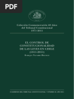 Navarro Beltrán: El Control de Constitucionalidad de Las Leyes en Chile (1811-2011)