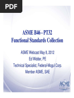 ASME B46 - PT32 Functional Standards Collection