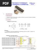 Logique Combinatoire Et Multiplexage PDF