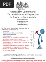 Diagnostico de Saude Da Comunidade