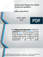 Asignación de Precio Sobre Margen de Utilidad Sobre-Punto de Equilibrio