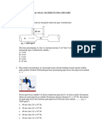 Soal Materi Fluida Dinamis