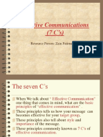 7cs of Communication Imp