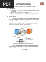 Mediciones de Circuito en Corriente Alterna