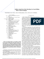 Design of Power System Stabilizer Using Power Rate Reaching Law Based Sliding Mode Control Technique