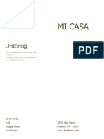 Mi Casa: Ordering