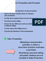 Chapter 16: Sales Promotion and Personal Selling