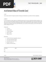 AMCOL MCST TP HeviSand Acid Demand Test Procedure TP285