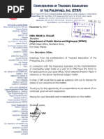 CTAP Position Paper On Anti-Overloading Law