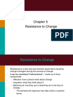 Resistance To Change