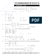 Determinants & Matrices - Ex.1 (A)