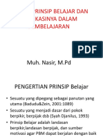 Prinsip Belajar Dan Implikasinya