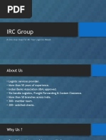 IRC Group Company Presentation