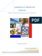 Plan Estudios Medicina Interna PDF