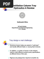 Distillation Column Tray Hydraulics