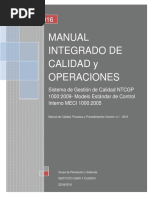 Manual Integrado de Calidad y Operaciones 4.1