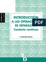 Marcilla Gomis A. 1999 (I) - Introducción A Las Operaciones de Separación Contacto Continuo