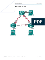 6.2.2.5 Lab - Configuring Basic EIGRP For IPv4