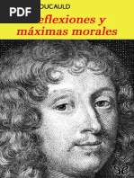 Reflexiones y Maximas Morales Francois de La Rochefoucauld