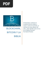 Blockchain Bitcoin and The Bible (Spanish)