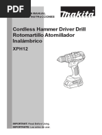 Makita XPH12 Manual