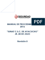 Manual de Procedimientos Sunat JR 28 de Julio 2016