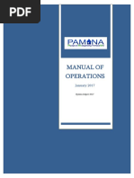 PAMANA Manual of Operations 2017