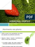 Biologia e Geologia - 10º Ano - Hormonas Vegetais